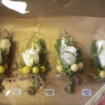 Mocha Violet Wedding Flowers Example