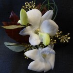 Mocha Violet Wedding Flowers Example